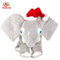 SA8000 Socia Audit wholesale customized plush gray animal elephant stuffed toy with big ears